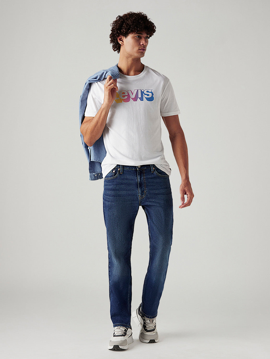 Men's 513 Dark Indigo Slim Straight Fit Mid Rise Jeans