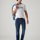 Men's 513 Dark Indigo Slim Straight Fit Mid Rise Jeans - Styleshot View