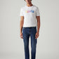 Men's 513 Dark Indigo Slim Straight Fit Mid Rise Jeans - Front View