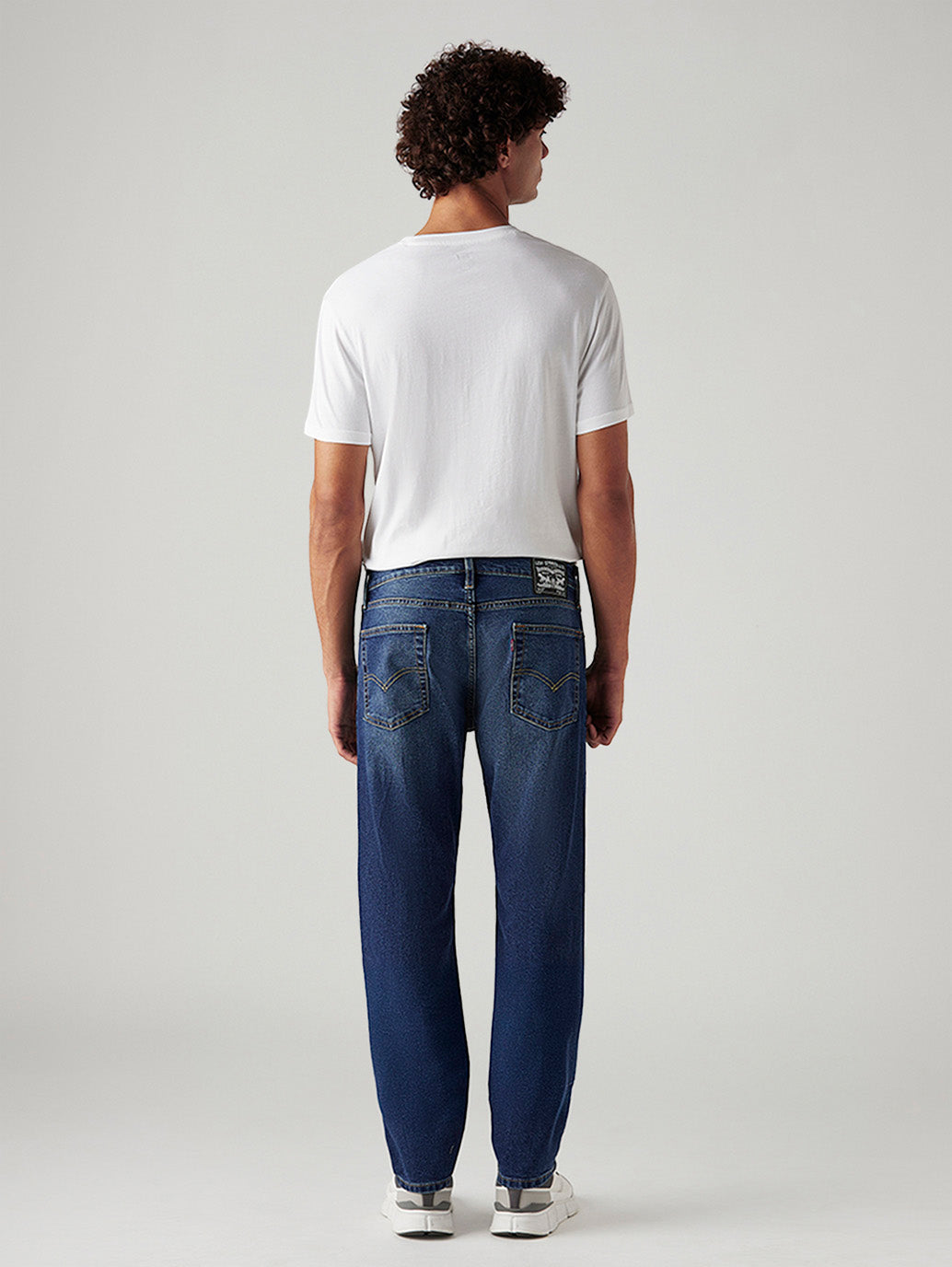 Men's 513 Dark Indigo Slim Straight Fit Mid Rise Jeans - Back View
