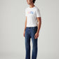 Men's 513 Dark Indigo Slim Straight Fit Mid Rise Jeans - Side View