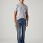 Men's 513 Blue Slim Straight Fit Mid Rise Jeans - Styleshot View