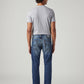 Men's 513 Blue Slim Straight Fit Mid Rise Jeans - Back View