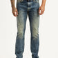 Men's Tinted 513 Med Indigo Slim Tapered Fit Mid Rise Jeans - Front View