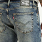 Men's Tinted 513 Med Indigo Slim Tapered Fit Mid Rise Jeans - Detail View