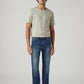 Men's 513 Blue Slim Straight Fit Mid Rise Jeans - Front View