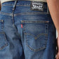 Men's 513 Blue Slim Straight Fit Mid Rise Jeans - Detail View