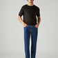 Men's 513 Blue Slim Straight Fit Mid Rise Jeans - Front View