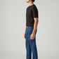 Men's 513 Blue Slim Straight Fit Mid Rise Jeans - Side View
