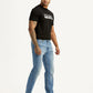 Men's 513 Light Indigo Slim Tapered Fit Mid Rise Jeans - Side View