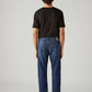 Men's 513 Blue Slim Straight Fit Mid Rise Jeans - Back View