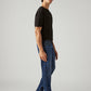 Men's 513 Blue Slim Straight Fit Mid Rise Jeans - Side View