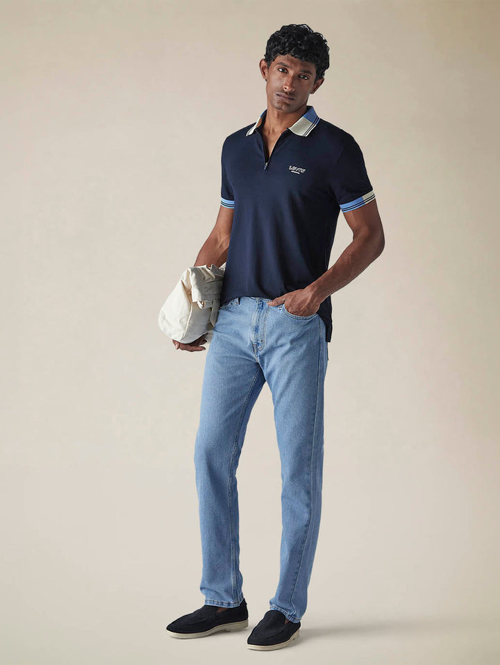 Mens 513 Mid Rise Slim Straight Fit Cotton Stretch Blend Jeans
