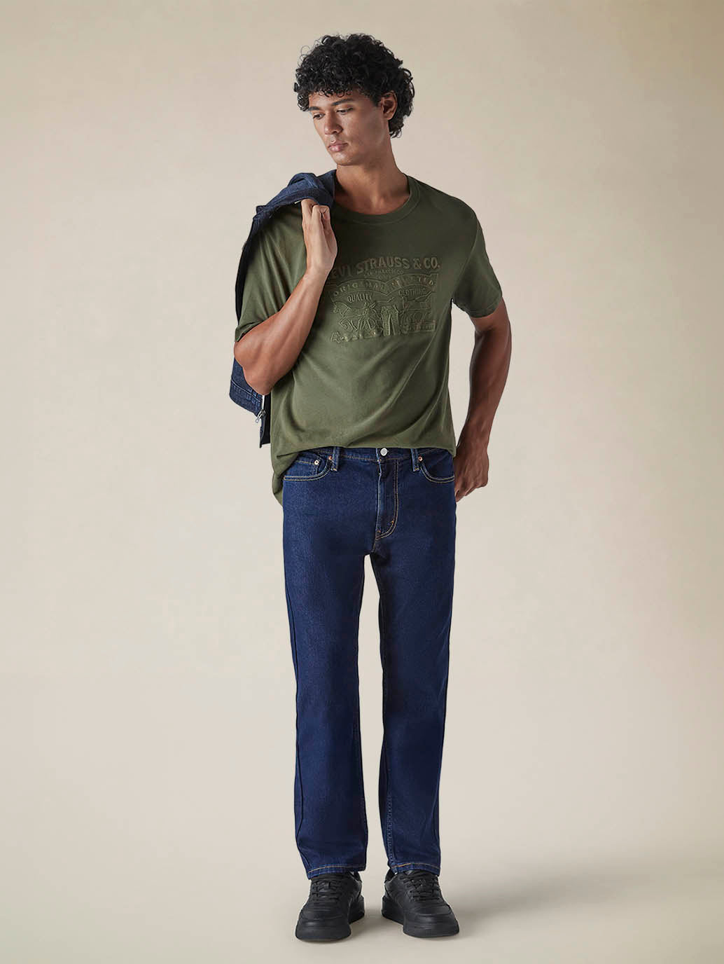 Mens 513 Mid Rise Slim Straight Fit Cotton Stretch Blend Jeans