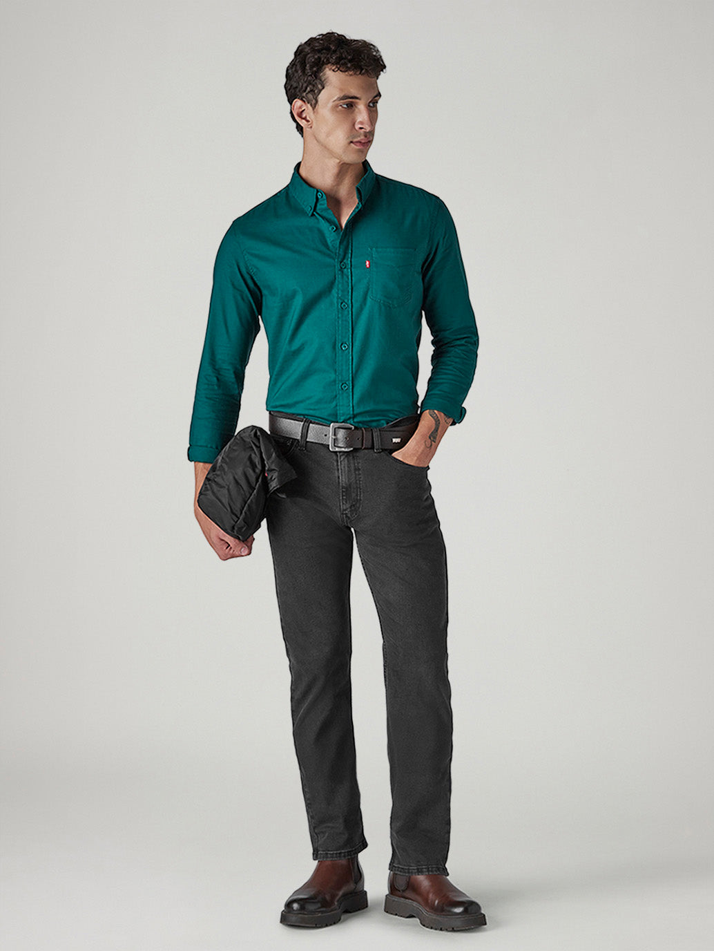 Men's 513 Mid Rise Slim Straight Fit Cotton Stretch Blend Jeans