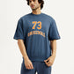 Men's Printed Round Neck Sweatshirt - Front View