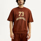 Men's Printed Round Neck Sweatshirt - Front View