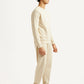 Men's Beige Regular Fit Co-Ord Set - Side View
