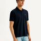Men's Solid Slim Fit Polo T-shirt - Side View