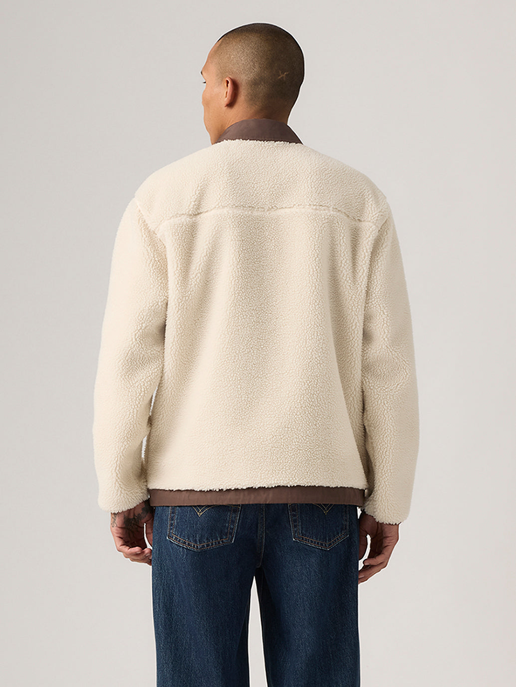 Men's Joonie Sherpa Jacket - Back View
