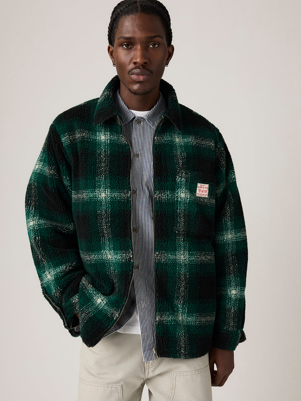 Men's Reversible Shacket - Styleshot View