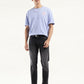 Men's 550 Black Loose Fit Mid Rise Jeans - Styleshot View