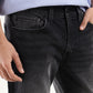 Men's 550 Black Loose Fit Mid Rise Jeans - Detail View