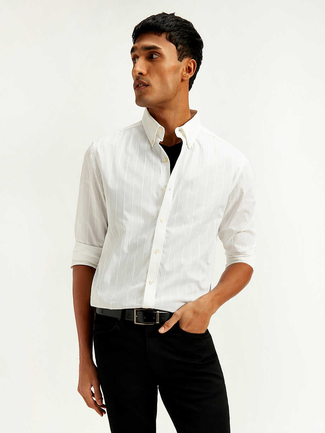 Men's Redloop Striped Slim Fit Shirt - fd1aed49-4197-4320-98c4-e4cea4b55cc6 View