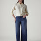 Women's 318 Shaping Wide Leg Fit Mid Rise Redloop Jeans - Front View