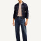 Men's 568 Navy Blue Loose Fit Mid Rise Jeans - Styleshot View