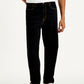 Men's 568 Dark Blue Loose Fit Mid Rise Jeans - Front View