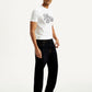 Men's 568 Dark Blue Loose Fit Mid Rise Jeans - Side View