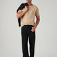 Men's 568 Black Loose Fit Mid Rise Jeans - Styleshot View