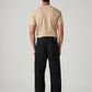 Men's 568 Black Loose Fit Mid Rise Jeans - Back View