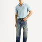 Men's 568 Blue Baggy Fit Mid Rise Jeans - Styleshot View