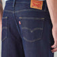 Men's 568 Dark Blue Loose Fit Mid Rise Jeans - 20 View