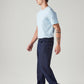 Men's 568 Dark Blue Loose Fit Mid Rise Jeans - Side View