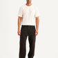 Men's Tinted 568 Brown Loose Fit Mid Rise Jeans - Front View