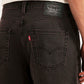 Men's Tinted 568 Brown Loose Fit Mid Rise Jeans - Detail View