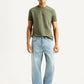 Men's 568 Light Blue Loose Fit Mid Rise Jeans - Styleshot View