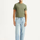 Men's 568 Light Blue Loose Fit Mid Rise Jeans - Front View