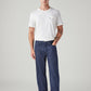 Men's 568 Dark Blue Loose Fit Mid Rise Jeans - Front View