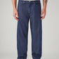 Men's 568 Dark Blue Loose Fit Mid Rise Jeans - Front View