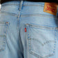 Men's 568 Light Blue Loose Fit Mid Rise Jeans - Detail View