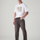 Men's 568 Brown Loose Fit Mid Rise Jeans - Styleshot View