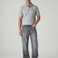 Men's 568 Grey Loose Fit Mid Rise Jeans - Front View