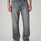 Men's 568 Grey Loose Fit Mid Rise Jeans - Front View