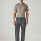 Men's 568 Charcoal Grey Loose Fit Mid Rise Jeans - Front View