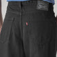 Men's 568 Black Loose Fit Mid Rise Jeans - 20 View