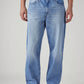 Men's 568 Light Blue Loose Fit Mid Rise Jeans - Front View
